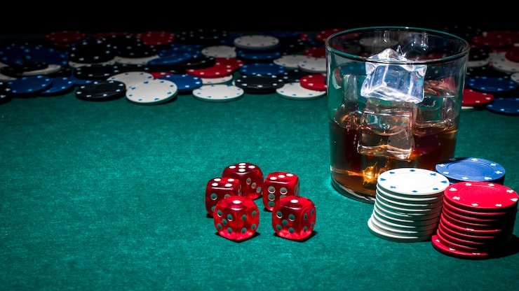 Dealer profesional memutar roda roulette live di studio waslot